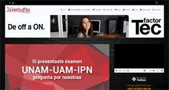 Desktop Screenshot of juventudes.com.mx