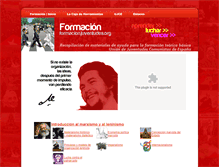 Tablet Screenshot of formacion.juventudes.org