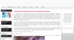 Desktop Screenshot of extremadura.juventudes.org